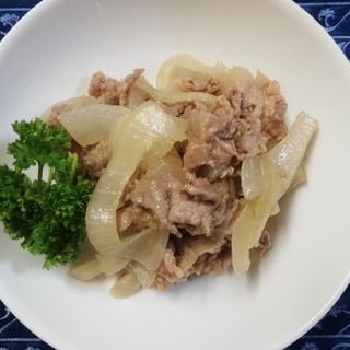 簡単♪焼肉のたれと牛乳de豚肉炒め